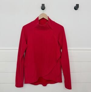 Women’s IBKUL Red Pullover Sweater Top Size M